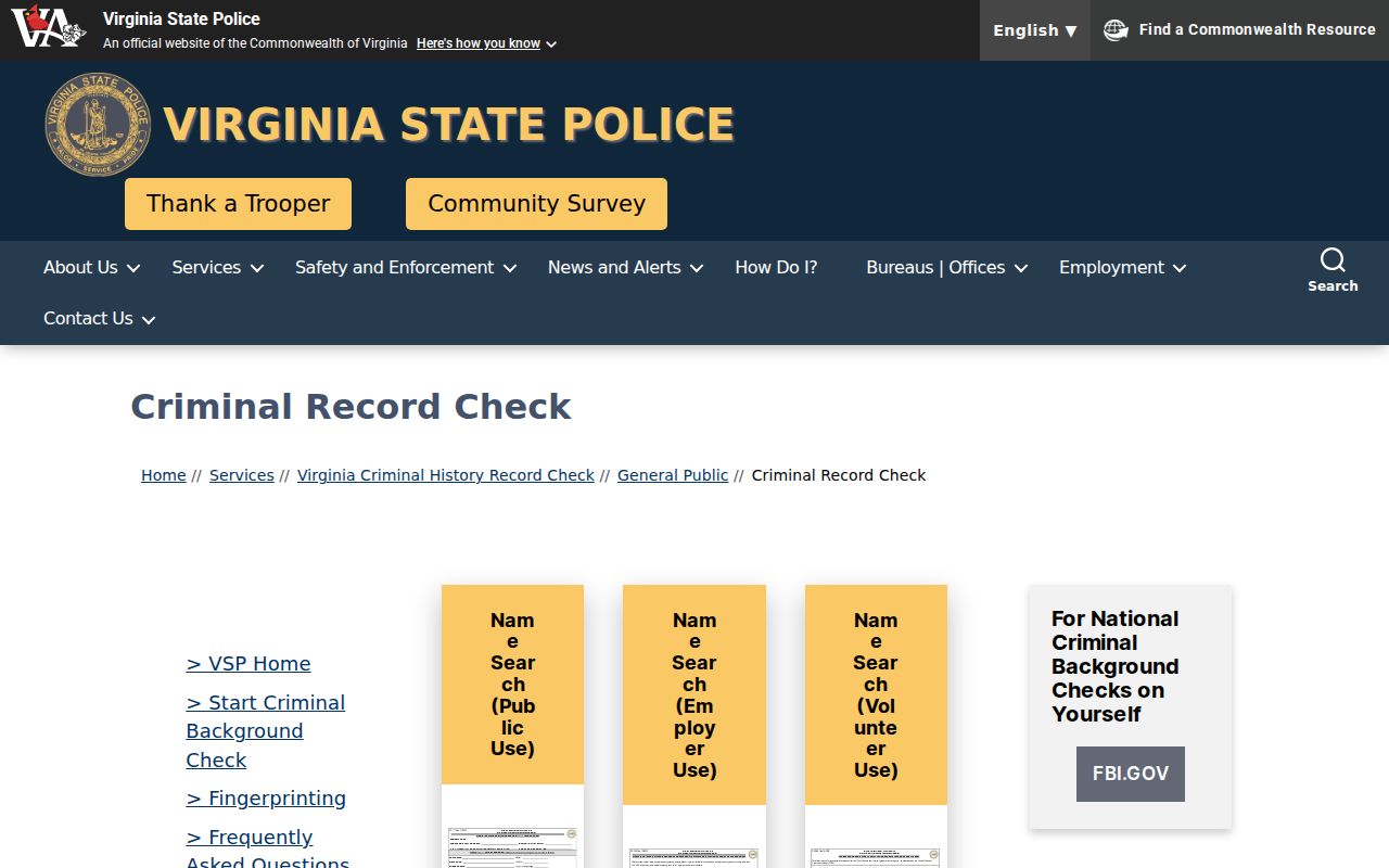 Wythe County criminal record SP-167 form preparation page
