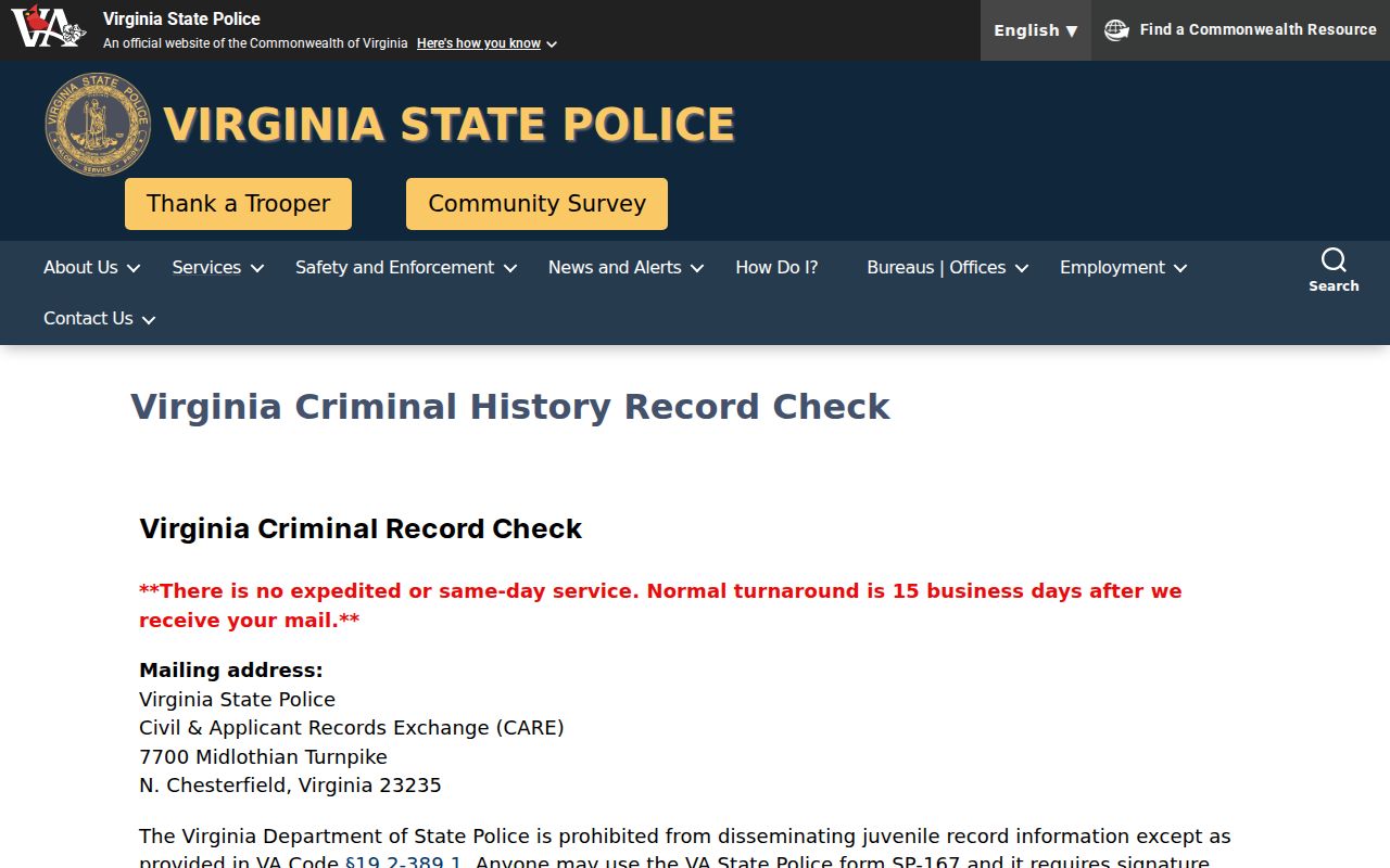 Wythe County criminal history and Virginia VSP background check options